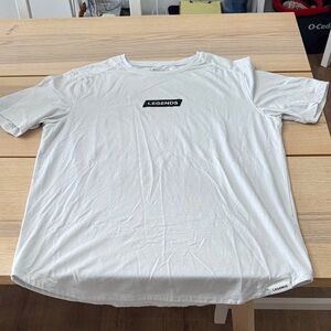 Legends T shirt White Drop cut